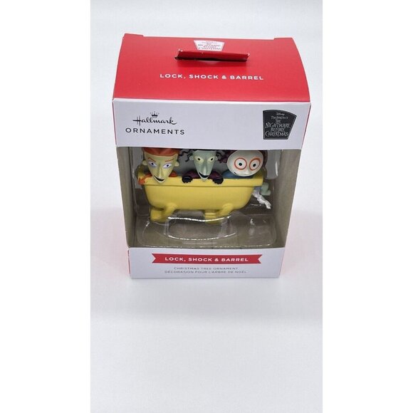 Hallmark The Nightmare Before Christmas Lock, Shock, & Barrel Christmas Ornament - Picture 2 of 4